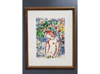 Marc Chagall 1972 Lithograph 'jour De Printemps'