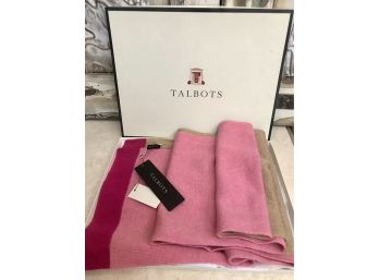 Brand New TALBOTS Cashmere Scarf