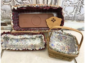 Trio Of Signed LONGABERGER Baskets