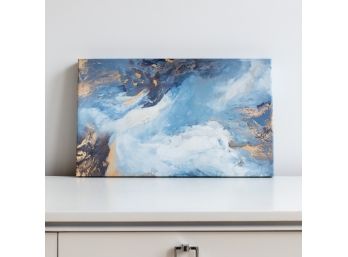 'Celestial Sapphire' - Gallery Wrapped Canvas Print By Julia Contacessi