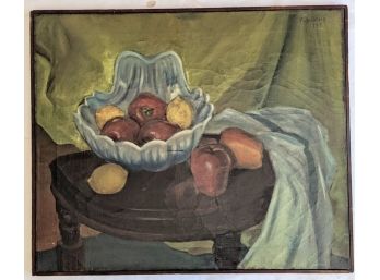 Basket Of Apples Painting By Frudonk 1947