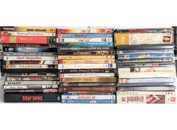 Assortment Of 46 Miscellaneous Movies And Tv Shows On DVD