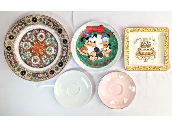Miscellaneous Pile Of Vintage Fine China Plates From 5.5 - 10'