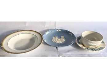 Married 4 Piece Set Of Wedgewood Ceramics And A Fine China Bowl