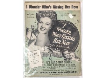 'I Wonder Whos Kissing Her Now' By Joseph Edward Antique Sheet Music With 4 Songs