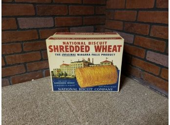 Vintage Nabisco Shredded Wheat Advertisement Display Box