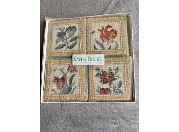 Needle Point Coasters