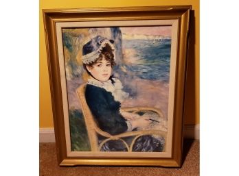 Renoir - By The Seashore Framed Print