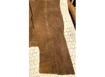 Vintage Suede Pants From Paris