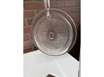 Winterthur Crystal By Pairpoint, Strawberry Diamond Suncatcher