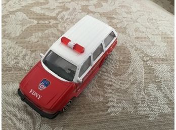 Real Toy Ford Explorer FDNY Toy Fire SUV - Lot #16