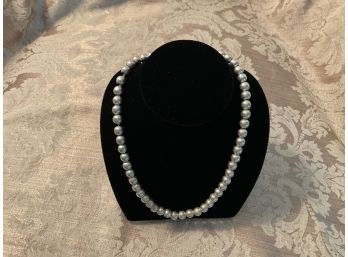 Napier Silvered Bead Necklace - Lot #14