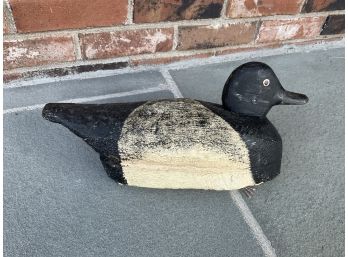 Vintage Hand Carved Wooden Duck Decoy