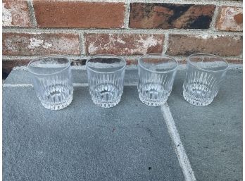 Four Italian Crystal High Ball Glasses