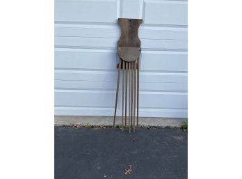 Vintage Hand Made Mennonite Drying Rack