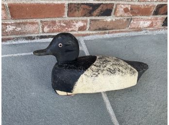 Vintage Hand Carved Wooden Duck Decoy