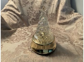 Rotating Musical Christmas Tree Music Box