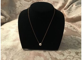 Gold Filled And Pearl Necklace - Lot #30