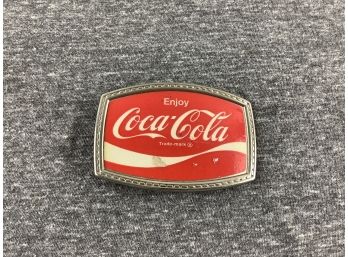 Vintage Metal Coca-cola Belt Buckle