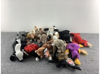 Lot Of 14 Ty Beanie Babies