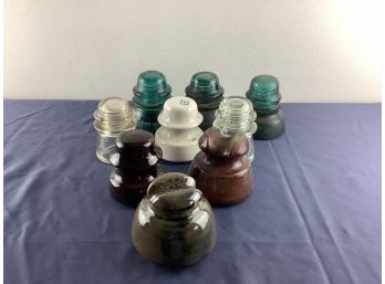 Lot Of 9 Insulators