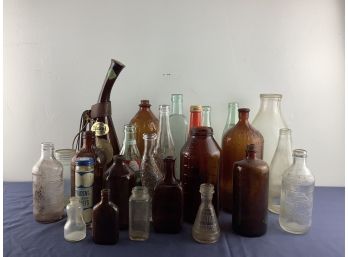 Large Lot Of Mixed Bottles