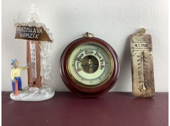 Thermometer - Barometer Lot