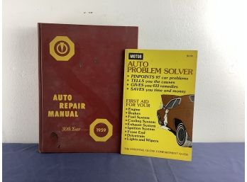 1959 Auto Repair Manual And Auto Problem Solver Book