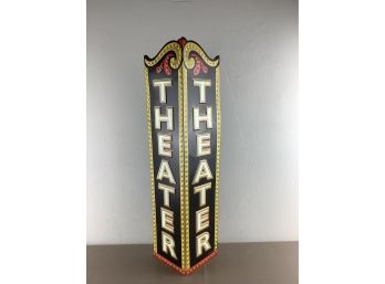 Metal Theater Sign