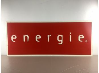 Energie Advertising Sign