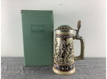 Avon Indians Of The American Frontier Stein In Original Box