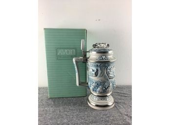 Avon Racing Car Stein In Original Box