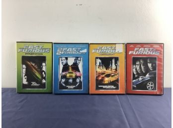 The Fast And The Furious DVD Movies 1-4