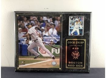 Boston Red Sox - Center Field #10 Coco Crisp Wall Plaque