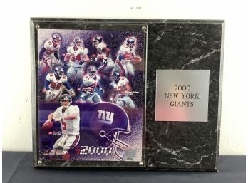 2000 New York Giants Wall Plaque