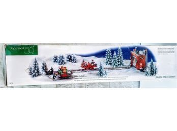 Department 56 Loading The Sleigh From The North Pole Series