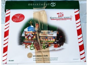 Department 56 North Pole Series Art's Hobbies And Crafts