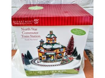 Department 56 North Pole Series, North Star Commuter Train Station