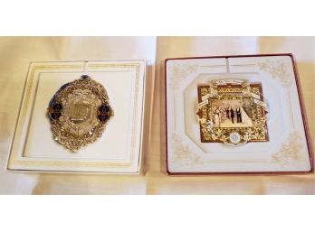 2 White House Historical Association Christmas Ornaments 2006 And 2007