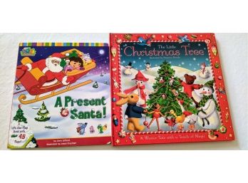 Two Interactive Children's Christmas Books Never Used