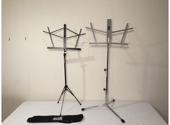 Pair Of Collapsable Sheet Music Stands