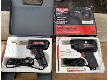 Pair Of Vintage Soldering Guns