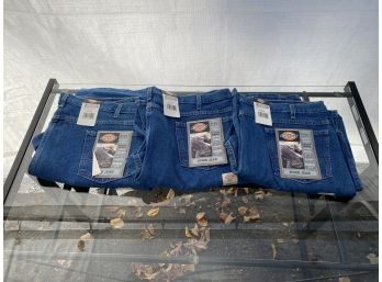 3 Pairs Of Mens Dickies Work Jeans 42X32 - Brand New