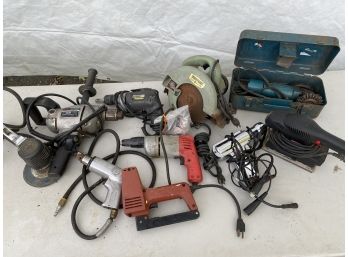 Variety Of Electric Power Tools