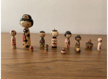 Japanese Dolls With Case