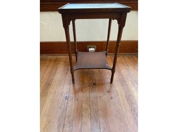 Small Tiered Antique Side Table