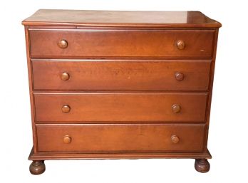 Antique Ball Footed 4-drawer Dresser