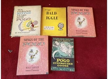 Vintage 1950s Cartoon Books - Pogo & Bald Iggle