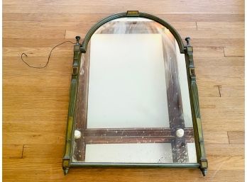 Antique Mirror With Fluted Trim Design