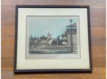 Vintage Horse Racing Print